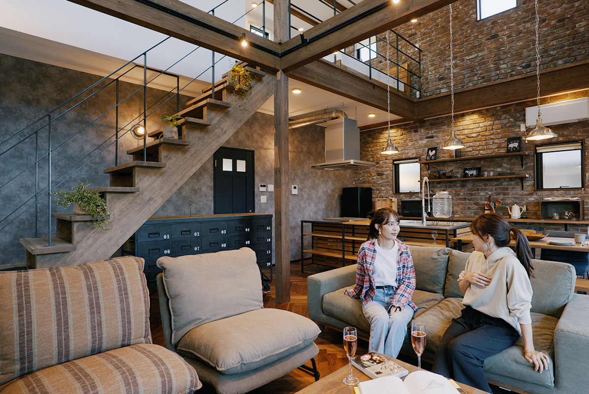 写真：ヴィラの室内