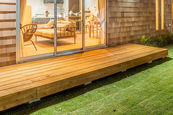 写真：屋外テラス